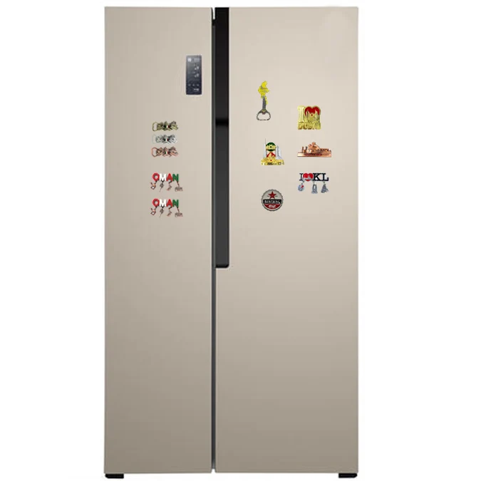 Wholesale Beer Bottle Opener Souvenir Bottle Opener Fridge Magnet Beer Promotional Items Custom Logo Metal Country Custom Shape