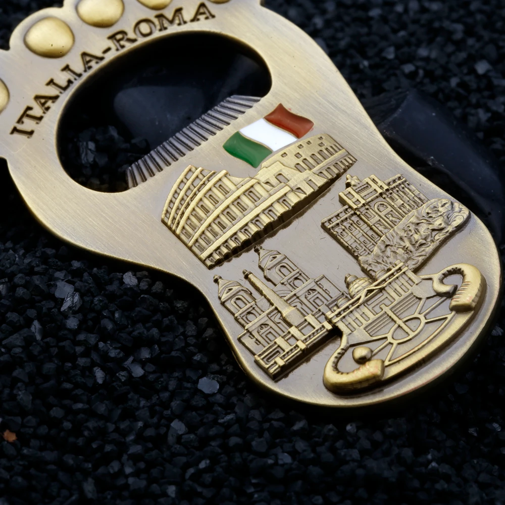 Custom Beer Opener Bar Magnetic Personalized City Souvenir Fridge Magnet Bottle Opener